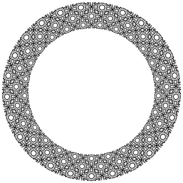 Illustrated decorative circle — Stock Vector