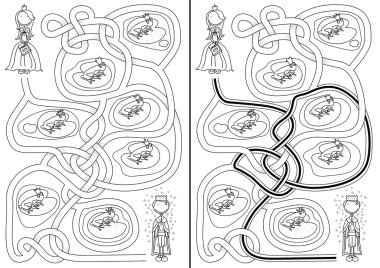 Kurbağa Prens labirent