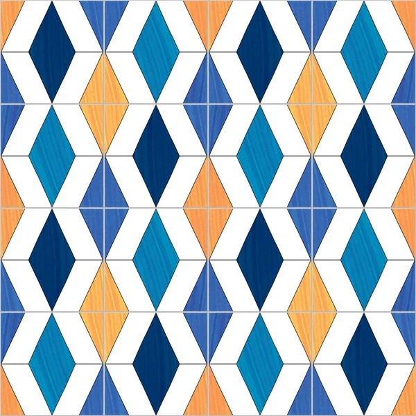 Illustrated Portuguese tiles — Stock Vector