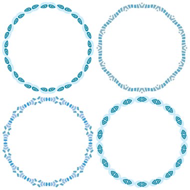 Dekoratif resimli daireler