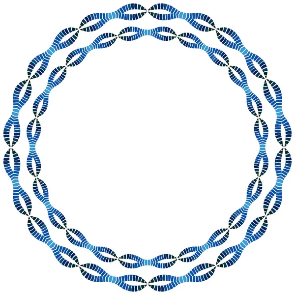 Dekorativní ilustrované kruhy — Stockový vektor