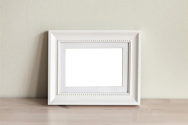Witte horizontale mockup frame. — Stockfoto