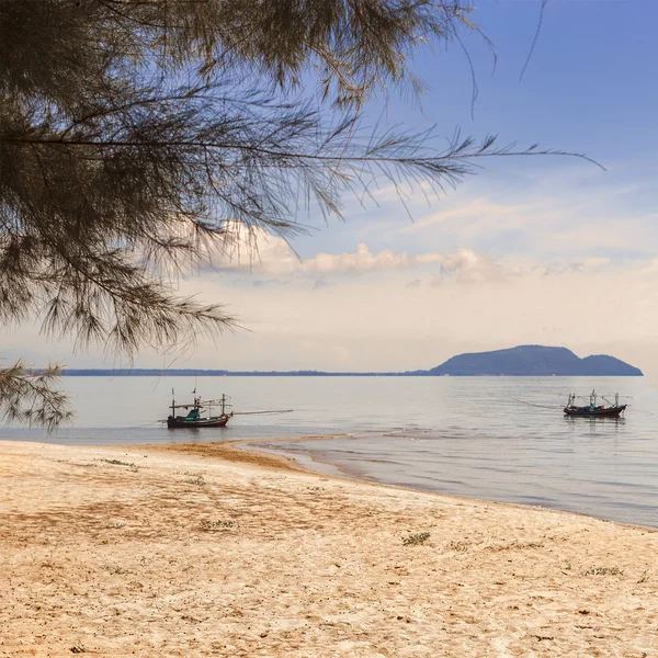 Bărci de pescuit Thailanda — Fotografie, imagine de stoc