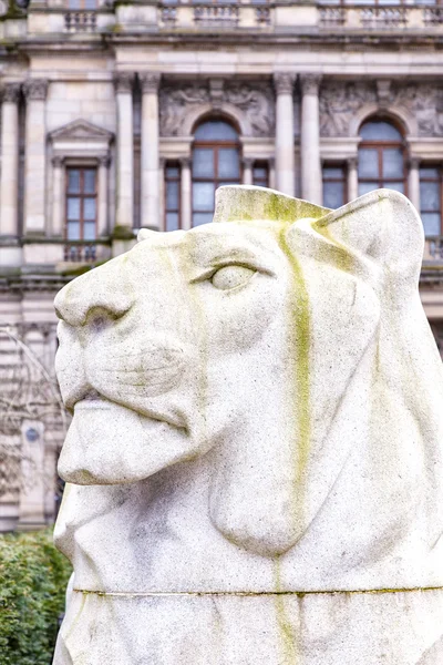 Πλατεία Γεωργίου λιοντάρι άγαλμα — Φωτογραφία Αρχείου