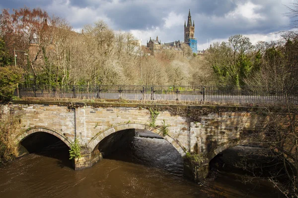 Ponte a piedi di Glasgow — Foto Stock