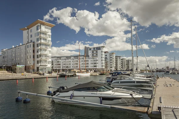 Helsingborg marina luxury apartments — Stock Photo, Image