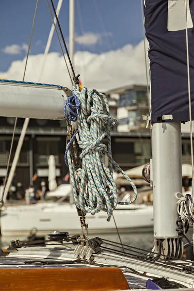 ボートのロープの束 — ストック写真