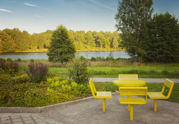 Snelweg rest stop — Stockfoto