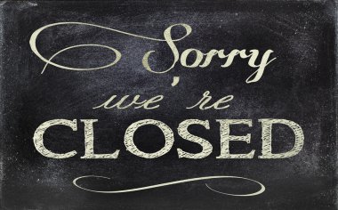 blackboard işareti kapalı