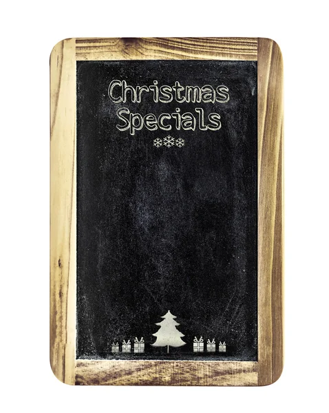 Christmas menu sign — Stock Photo, Image