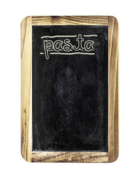 Pasta menu board — Stock Photo, Image