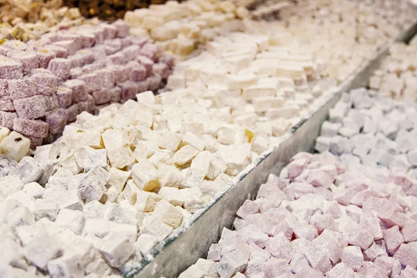 Turkish delights sugarcoated — Stock Photo, Image