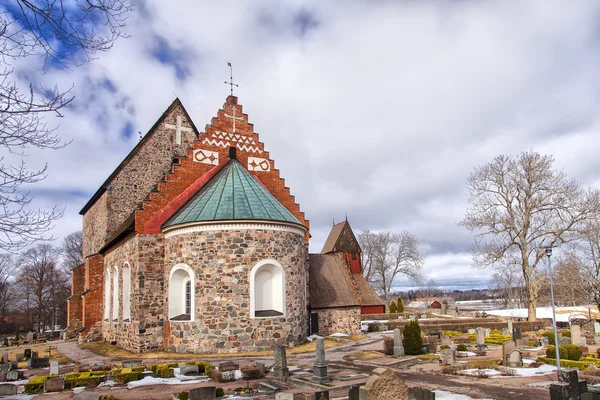Alte Kirche von Uppsala — Stockfoto