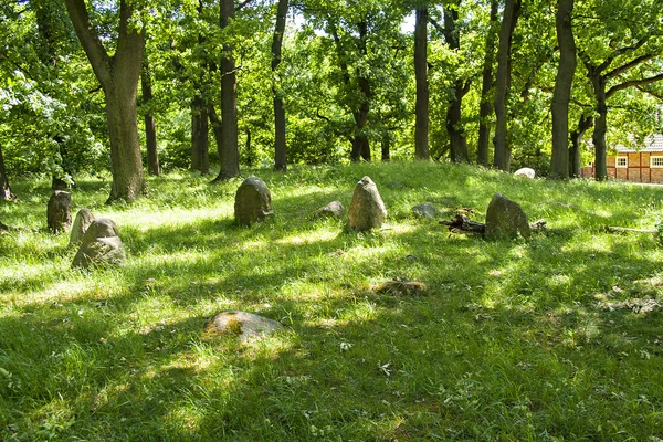 Perslund eisenzeitliche Gräber — Stockfoto