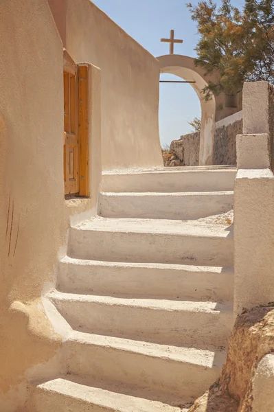 Kroki na wyspie Santorini — Zdjęcie stockowe