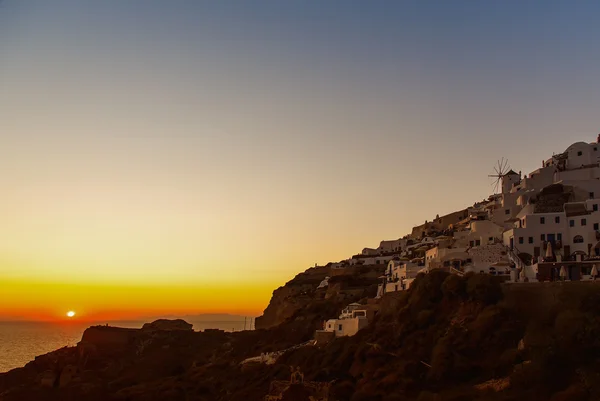 Puesta de sol Santorini —  Fotos de Stock