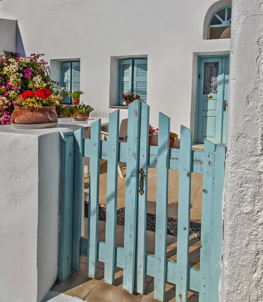 Santorini thuis — Stockfoto