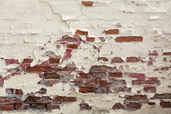 Crumbling brick wall background — Stock Photo, Image