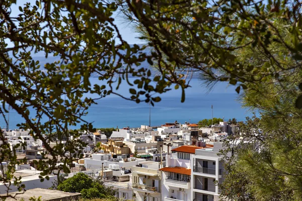 Hilltop view of Agios Nikolaos — Stock Photo, Image