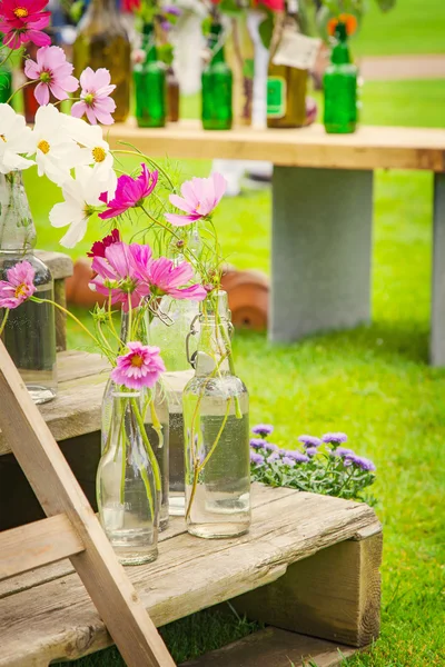 Vases bouteille en verre — Photo