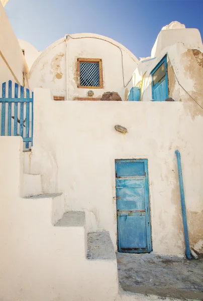 Tradiční santorini žijící — Stock fotografie