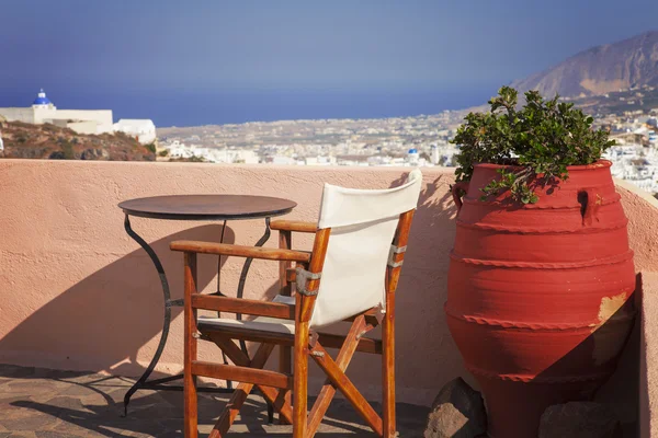 Grécia terraço sol — Fotografia de Stock