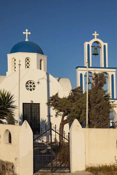 White greek chapel — Stock Photo, Image