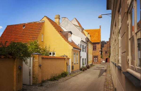 Helsingor narrow street — Stock Photo, Image