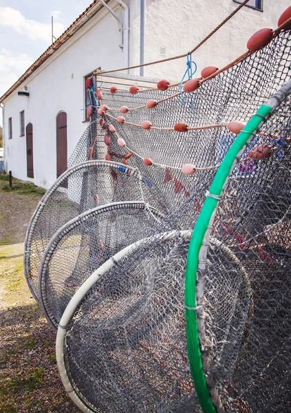 Eski balık ağları — Stok fotoğraf