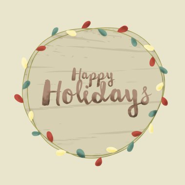 Mutlu tatil Işık Ampüller