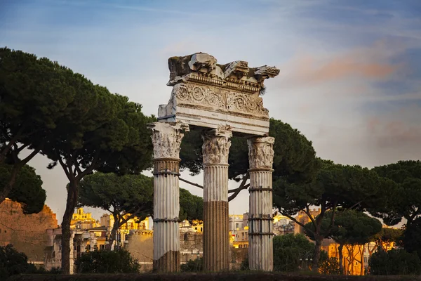 Castor och Pollux tempel — Stockfoto