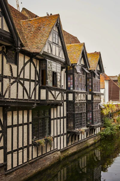 Canterbury een half houten gebouw — Stockfoto