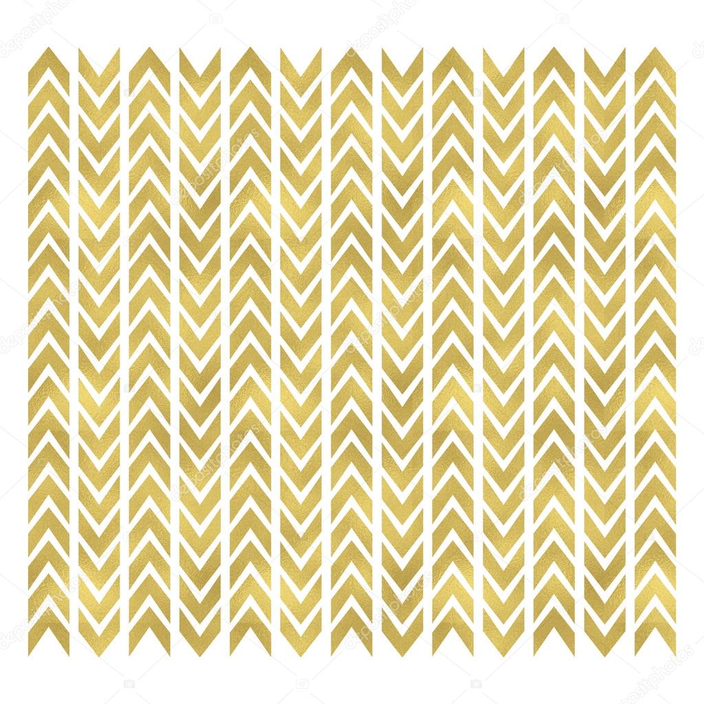 Gold chevron pattern