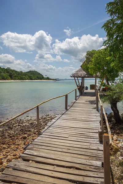 泰国的海滩小屋 — 图库照片