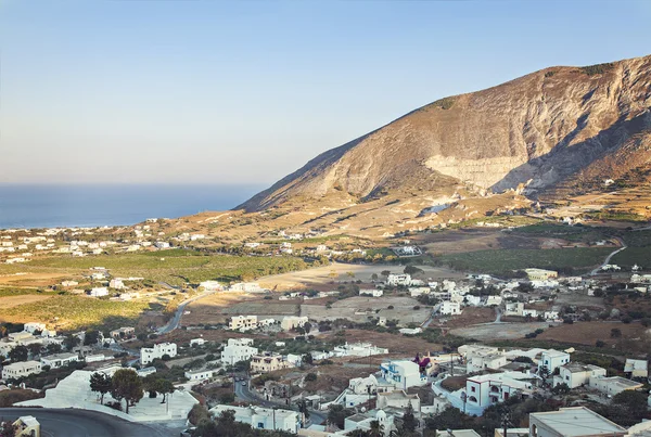 Kırsal Santorini Köyü — Stok fotoğraf
