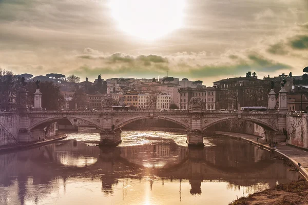 Закат в Риме — стоковое фото