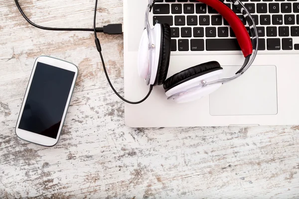 A Wooden Desktop — Stock Photo, Image