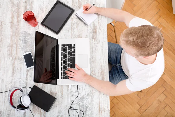 Working at home — Stock Photo, Image