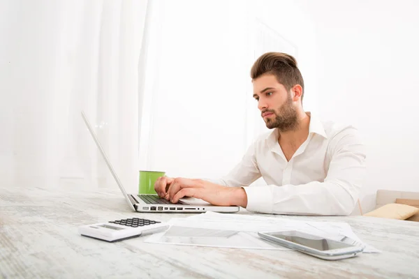 Working at home — Stock Photo, Image