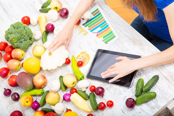 Nutritional education online — Stock Photo, Image