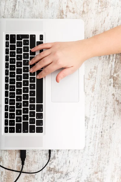 Frau im Home Office — Stockfoto