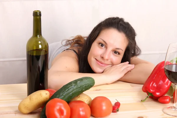 In the kitchen — Stock Photo, Image