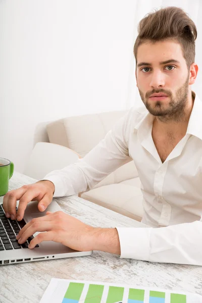 Working at home — Stock Photo, Image