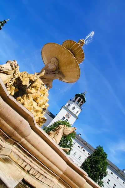 Fuente Residenz en Salzburgo —  Fotos de Stock