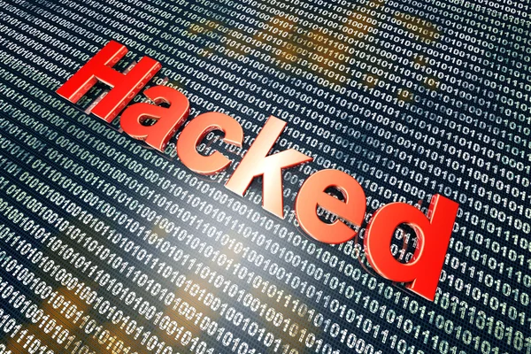 Hackeado — Foto de Stock