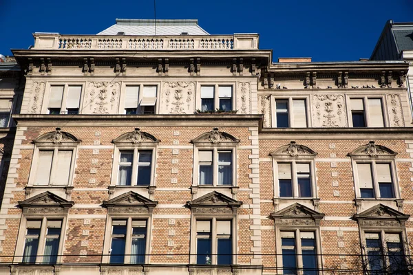 Antica facciata a Budapest — Foto Stock