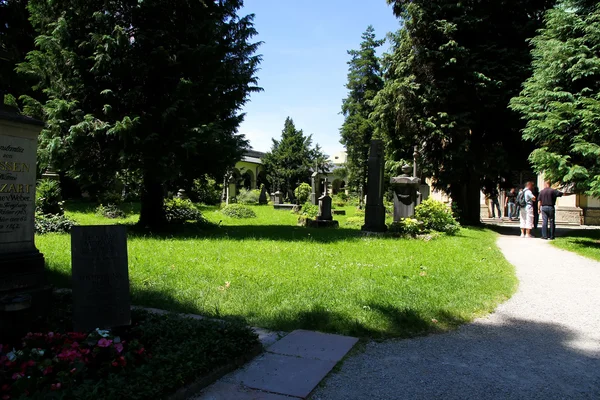 Cementerio histórico de Salzburgo — Foto de Stock