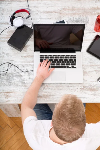 Working at home — Stock Photo, Image