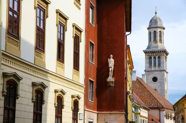 Historic architecture in Sopron clipart