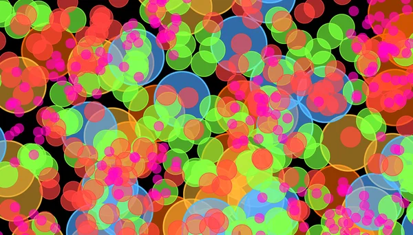 Psychedelic circles background — Stock Photo, Image